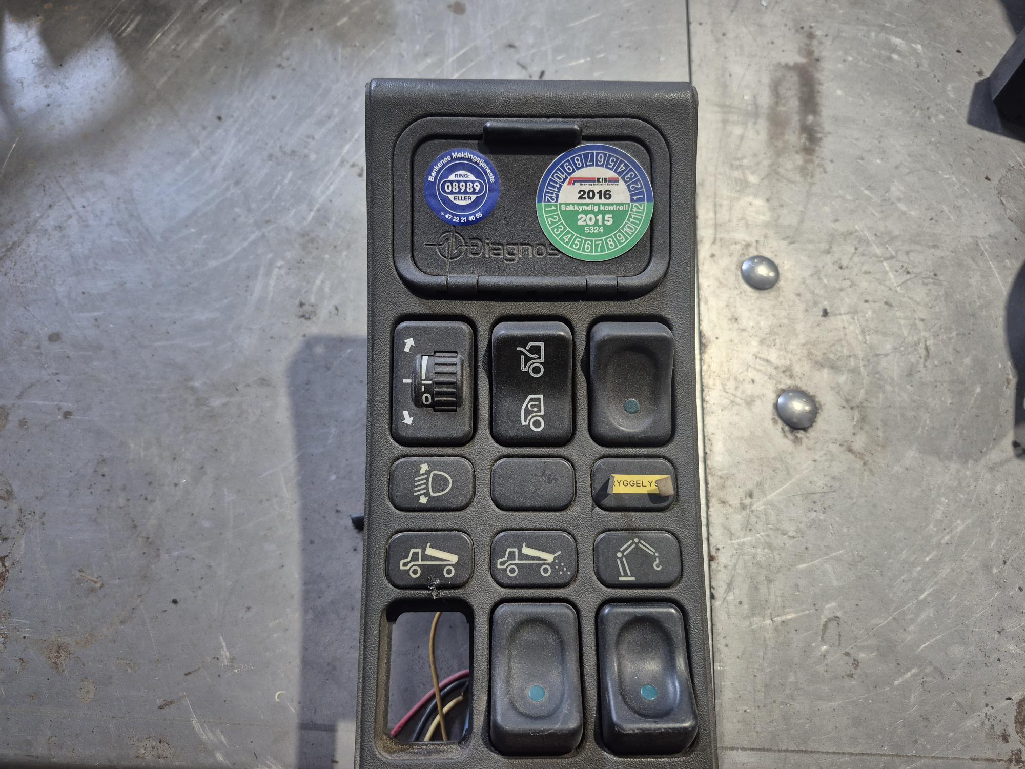 Bryterpanel Scania