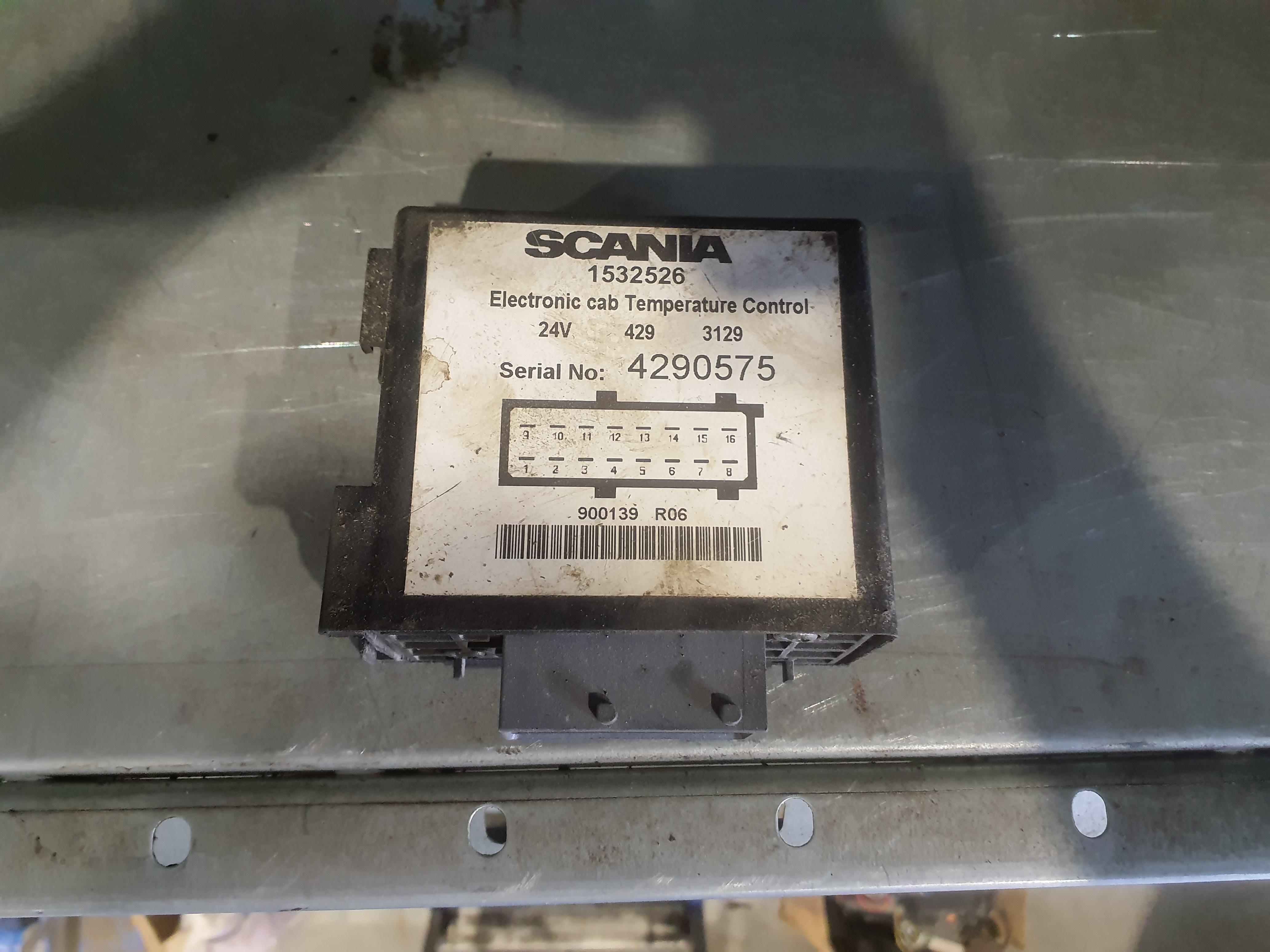 Cab temperatur control Scania