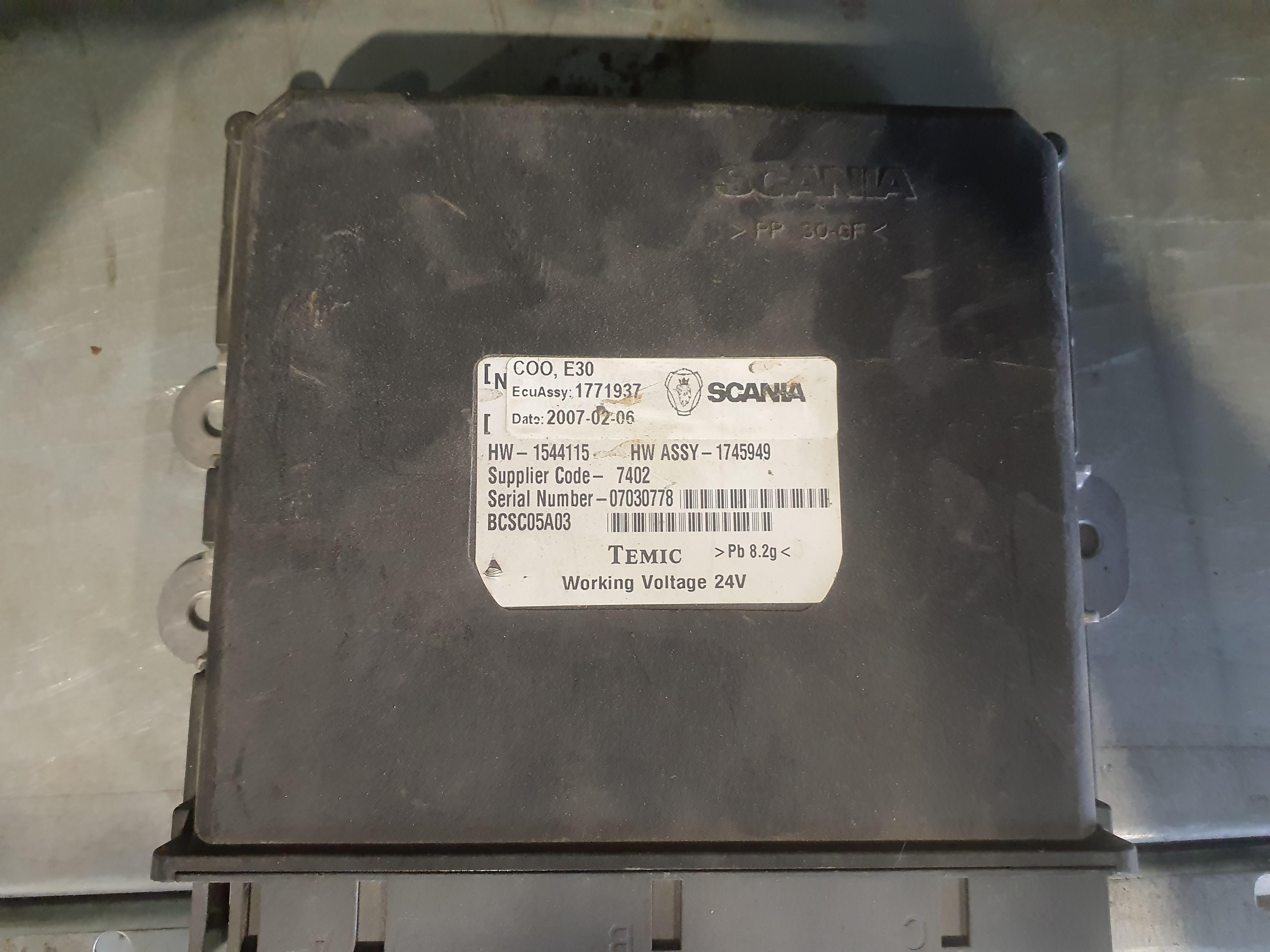 COO E30 Styreenhet Scania ECU